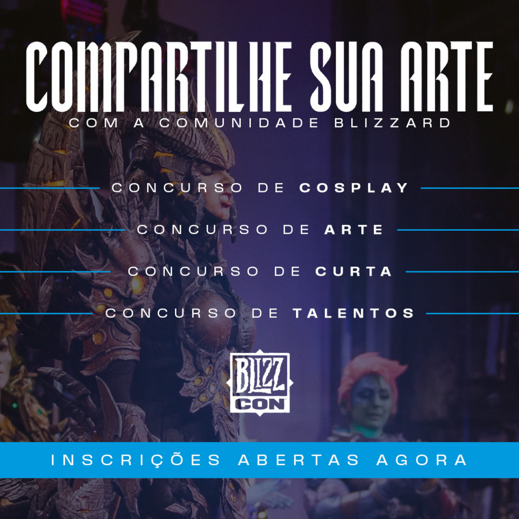 Os Concursos da Noite da Comunidade da BlizzCon 2026 já estão abertos