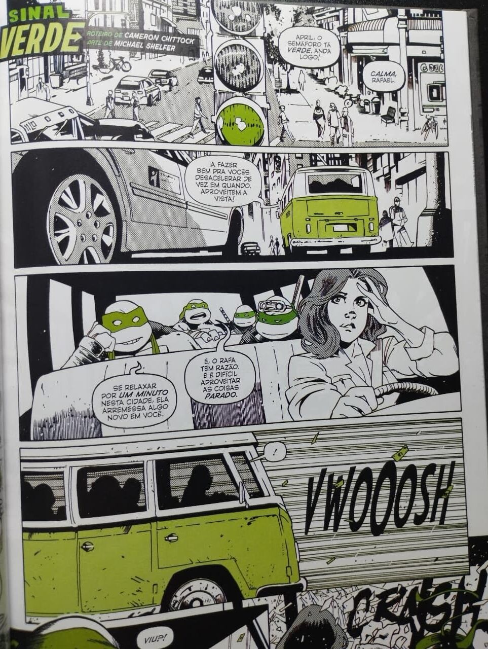 Tartarugas Ninja Preto Branco & Verde Tartarugas Ninja Preto Branco & Verde