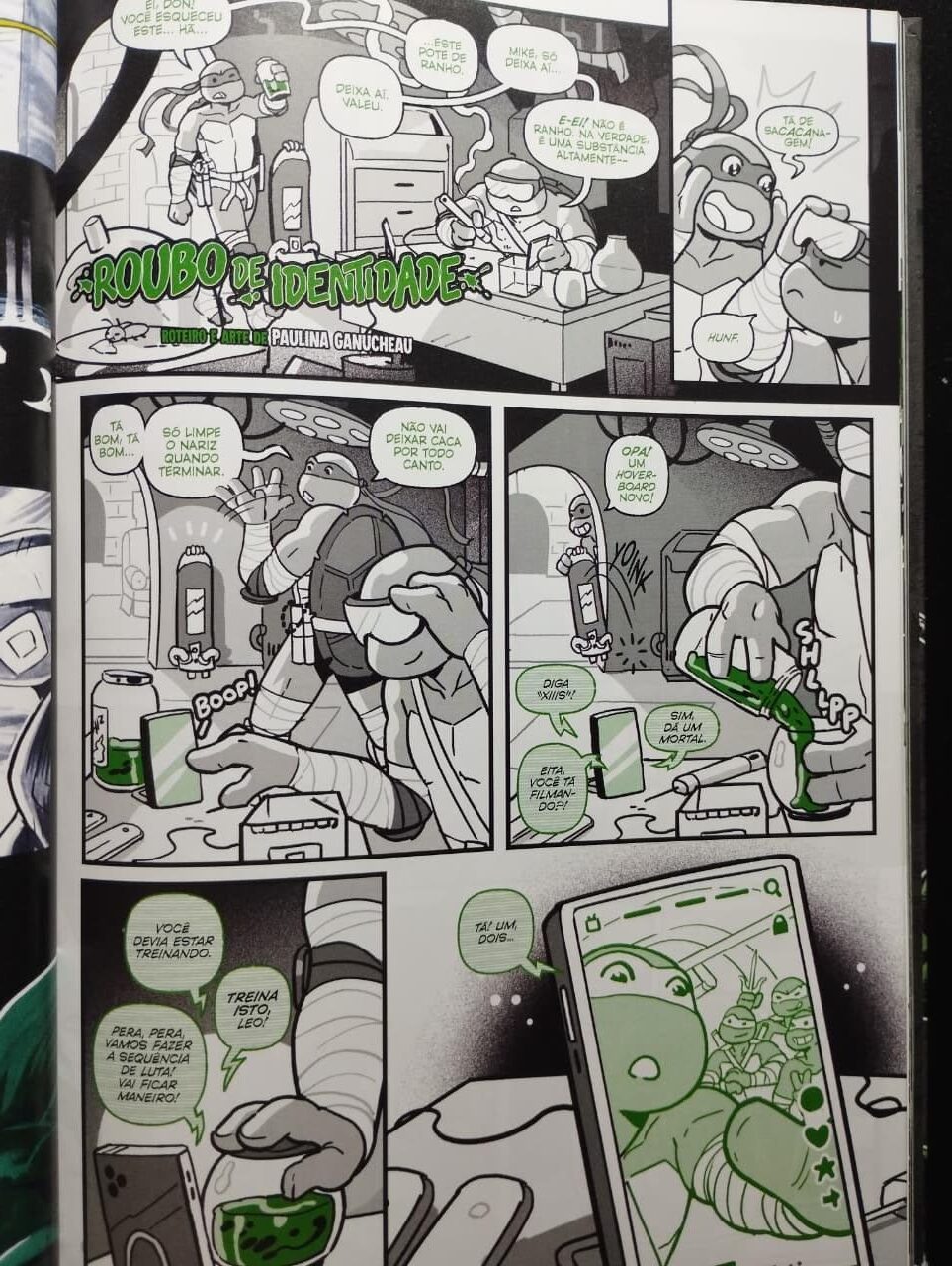 Tartarugas Ninja Preto Branco & Verde Tartarugas Ninja Preto Branco & Verde