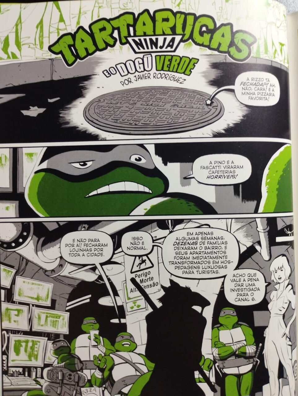 Tartarugas Ninja Preto Branco & Verde Tartarugas Ninja Preto Branco & Verde