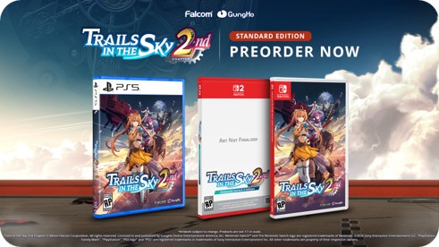 Pré-vendas da Edição Standard de Trails in the Sky 2nd Chapter já estão disponíveis