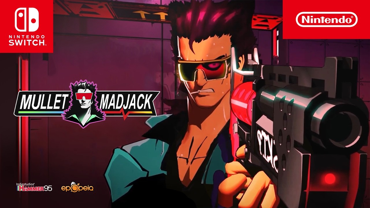 Miniatura do vídeo: MULLET MADJACK – Launch Trailer – Out April 30 on Nintendo Switch