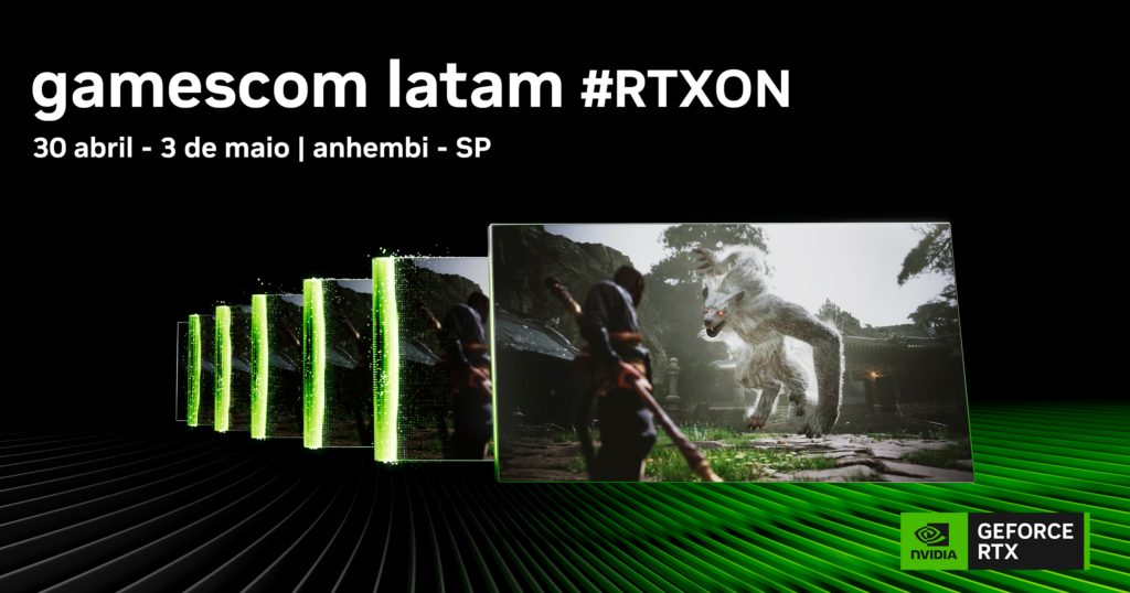 gamescom latam 2026 | Nvidia marca presença com hardware exclusivos e testes de Pragmata entre outros Nvidia
