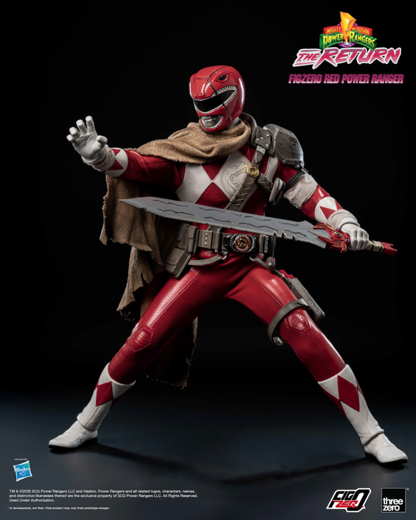 Anunciando o FigZero 1/6 Power Ranger Red