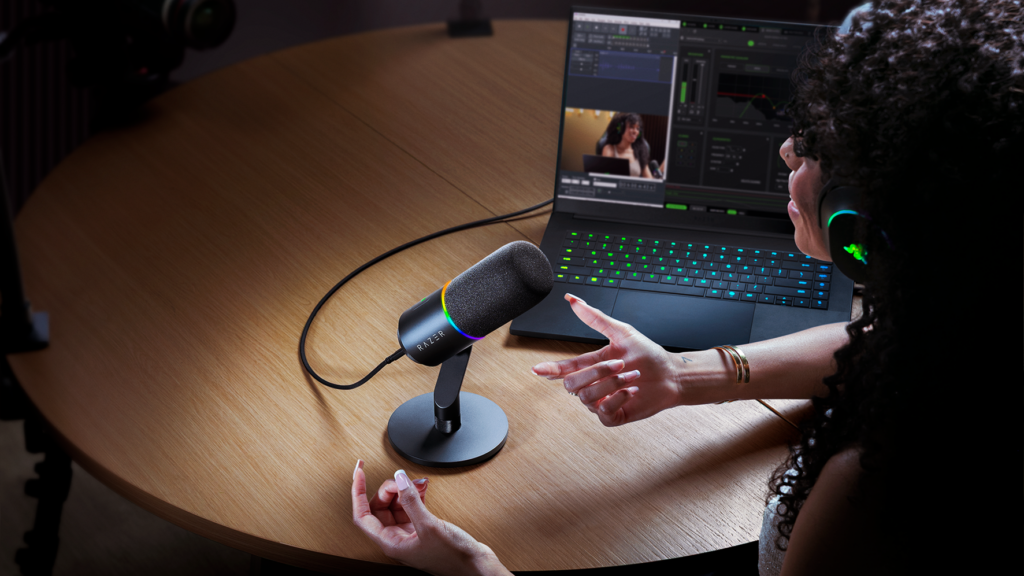 Razer apresenta o microfone Seiren V3 Pro Razer