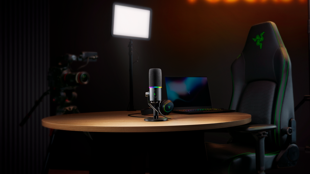 Razer apresenta o microfone Seiren V3 Pro Razer