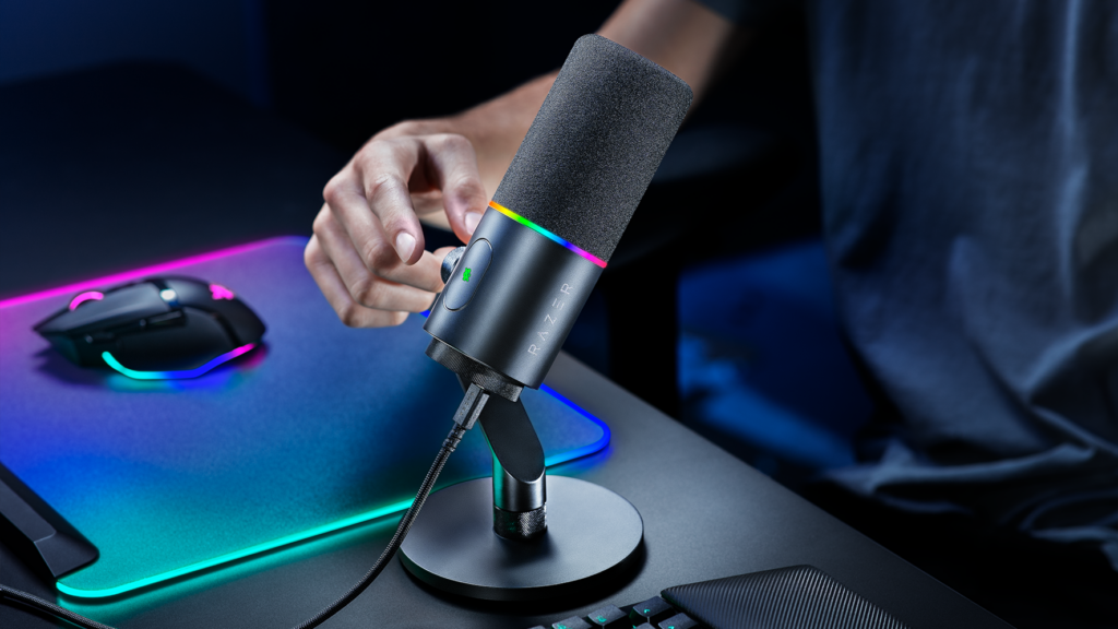 Razer apresenta o microfone Seiren V3 Pro Razer