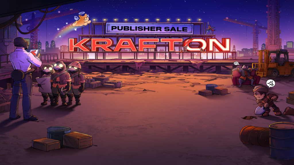 KRAFTON inicia megapromoção no Steam com descontos para PUBG, inZOI e mais jogos KRAFTON