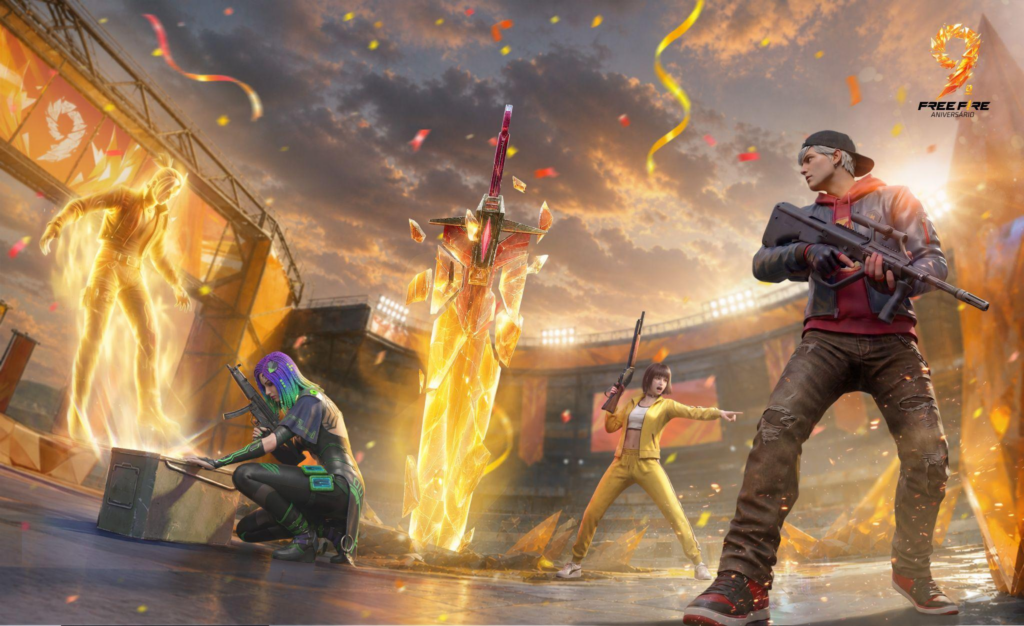 Garena Free Fire inicia as comemorações de seu 9º aniversário Free Fire