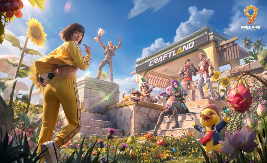 Garena Free Fire inicia as comemorações de seu 9º aniversário Free Fire