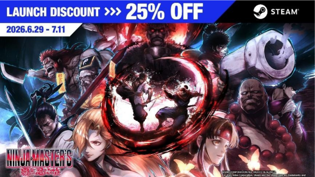 NINJA MASTER’S chega ao Steam com desconto especial de lançamento Ninja