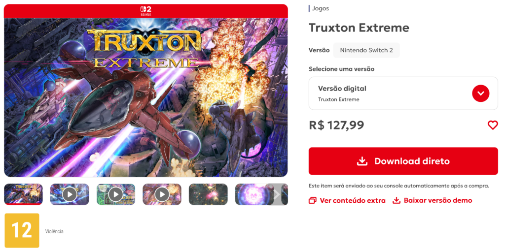 Truxton Extreme | Nintendo Switch 2 Review Truxton
