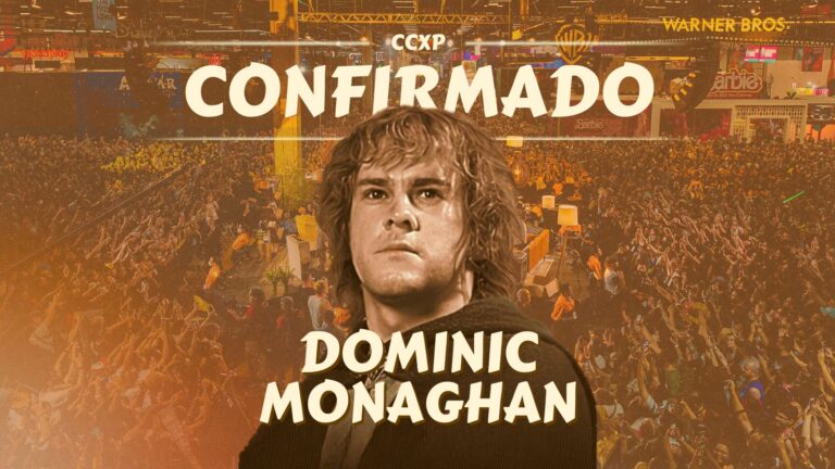 CCXP26 confirma Dominic Monaghan, o Merry de O Senhor dos Anéis, como segundo convidado da celebração Fellowship Forever