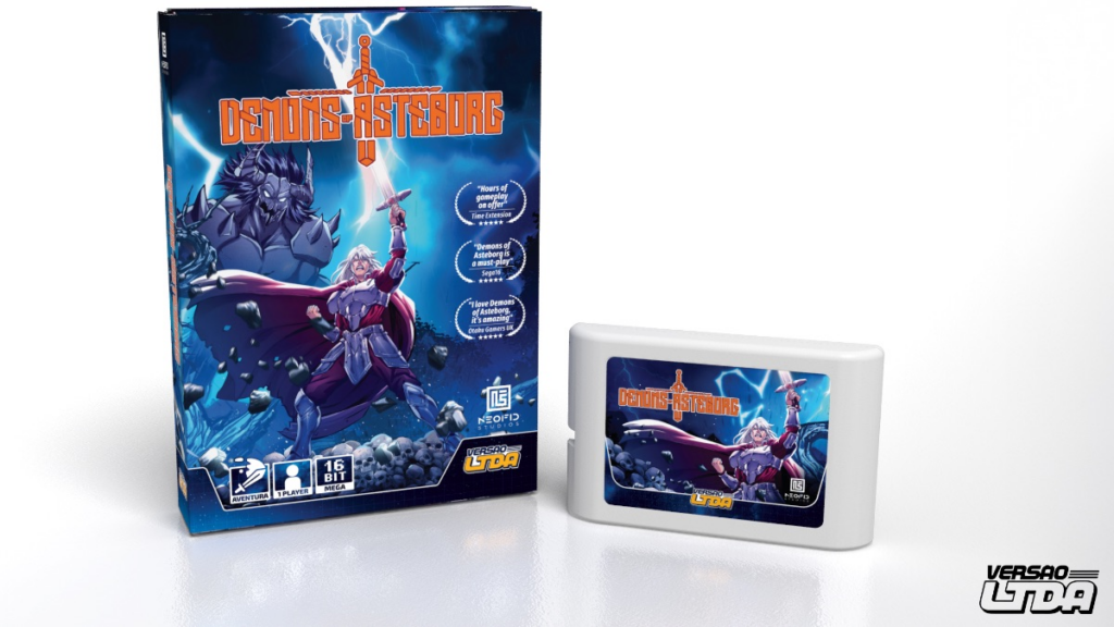 Sucesso indie 16-bits DEMONS OF ASTEBORG chegará em breve ao Brasil DEMONS