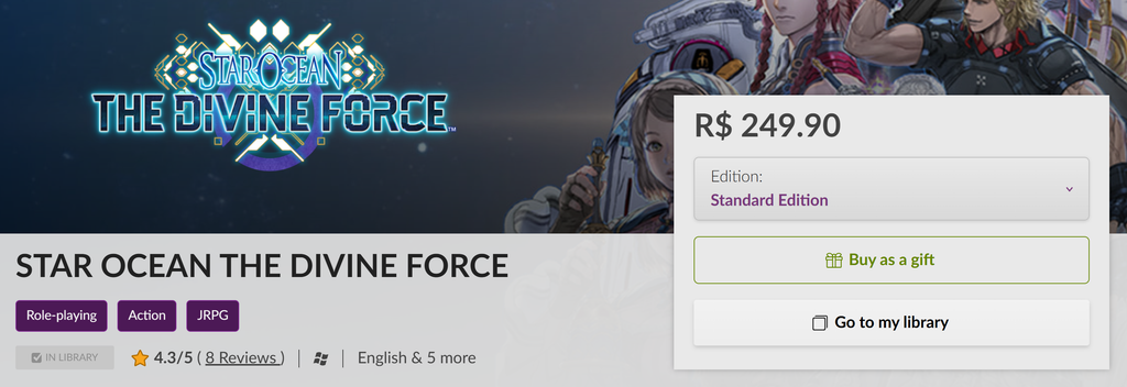 Star Ocean The Divine Force | PC (GOG) Review Star Ocean The Divine Force