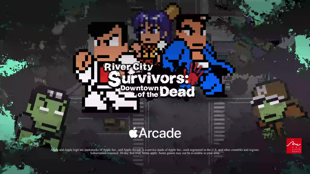 Arc System Works Anuncia "River City Survivors: Downtown of the Dead" Exclusivo para Apple Arcade River City Survivors: Downtown of the Dead