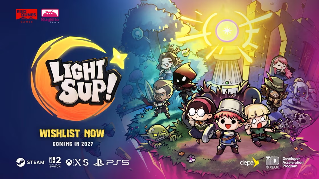 LightSup!: Roguelite cooperativo de exploração de masmorras ganha novo trailer e marca presença na Tokyo Game Show 2026 LightSup!