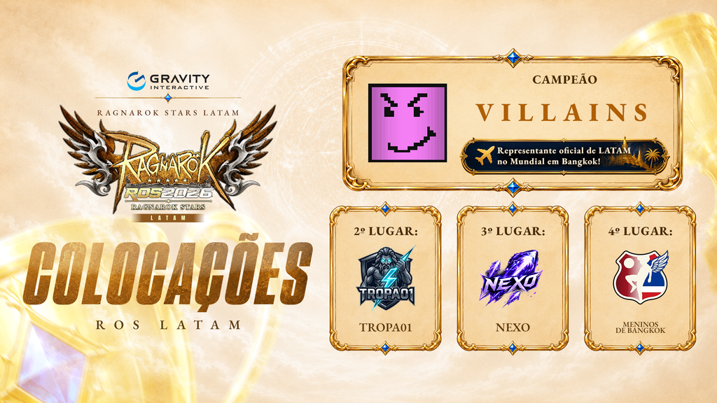 Ragnarök Online Stars LATAM 2026 já tem seu campeão regional Ragnarök Online Stars LATAM