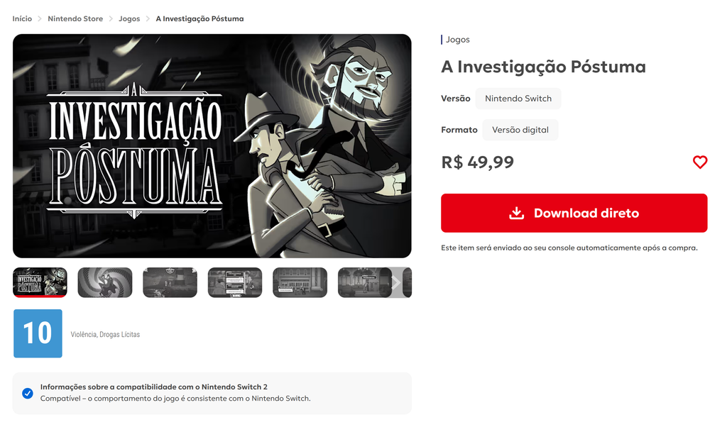 A Investigação Póstuma | Nintendo Switch Review Póstuma