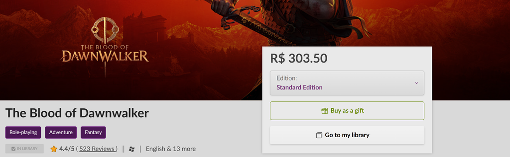 The Blood of Dawnwalker | PC (GOG) Review Dawnwalker