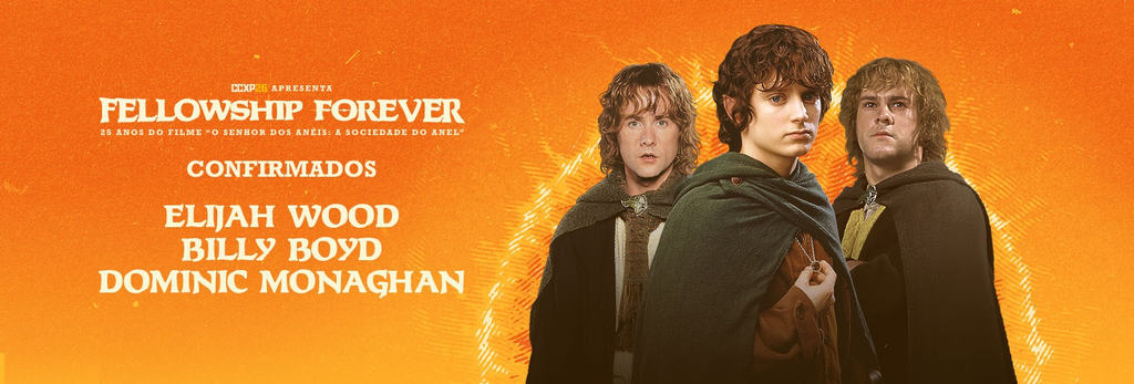 CCXP26 confirma Billy Boyd, o Pippin de “O Senhor dos Anéis: A Sociedade do Anel”, para a celebração Fellowship Forever CCXP26 confirma Billy Boyd, o Pippin de “O Senhor dos Anéis: A Sociedade do Anel”, para a celebração Fellowship Forever