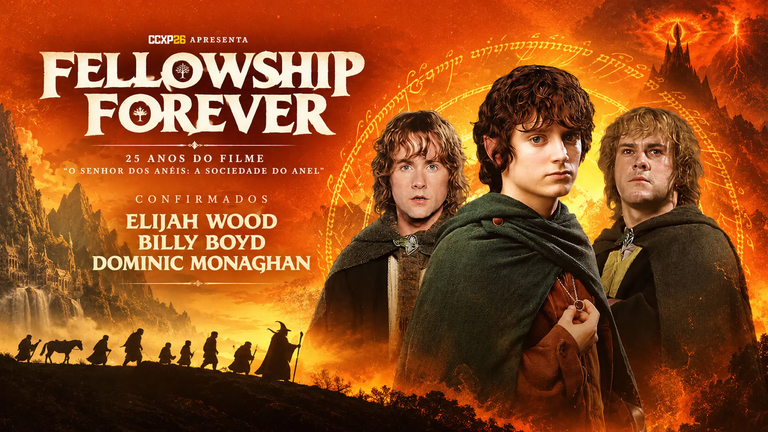 CCXP26 confirma Billy Boyd, o Pippin de “O Senhor dos Anéis: A Sociedade do Anel”, para a celebração Fellowship Forever