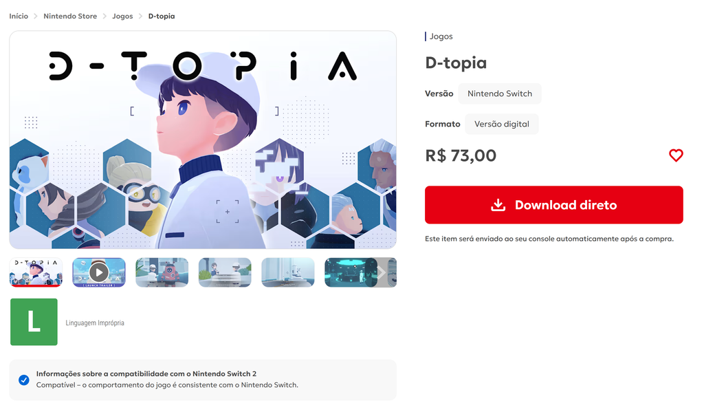 D-Topia | Nintendo Switch Review D-Topia