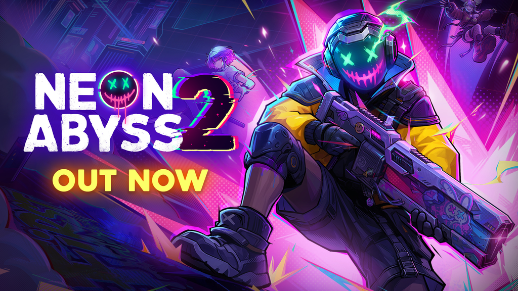 Neon Abyss 2 está disponível para PC e consoles