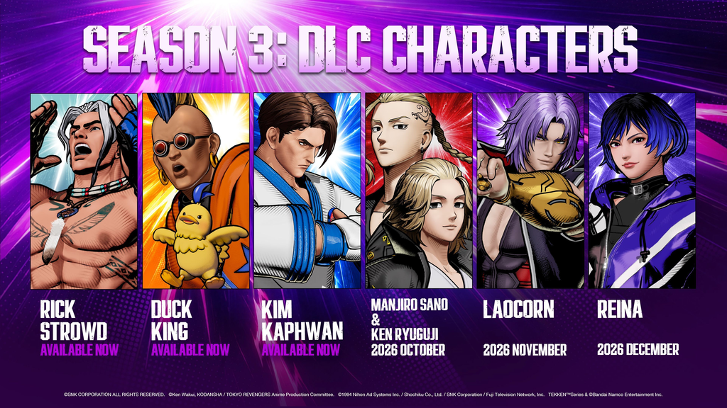 Reina, de TEKKEN, está a caminho de FATAL FURY: City of the Wolves