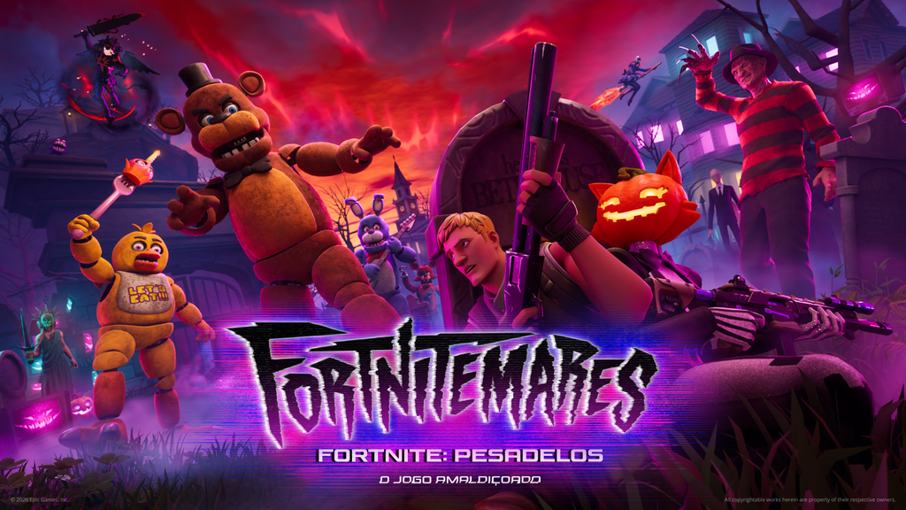 Já disponível no Fortnite: A corrupção se espalha no Fortnitemares 2026 Já disponível no Fortnite: A corrupção se espalha no Fortnitemares 2026