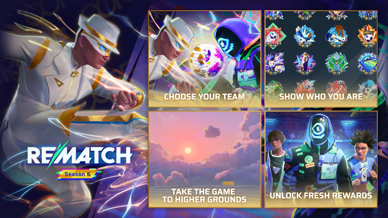 Rematch lança a Temporada 6 com novo sistema de progressão Rematch lança a Temporada 6 com novo sistema de progressão