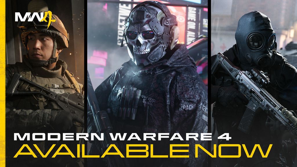Call of Duty: Modern Warfare 4 já está disponível mundialmente Call of Duty: Modern Warfare 4 já está disponível mundialmente