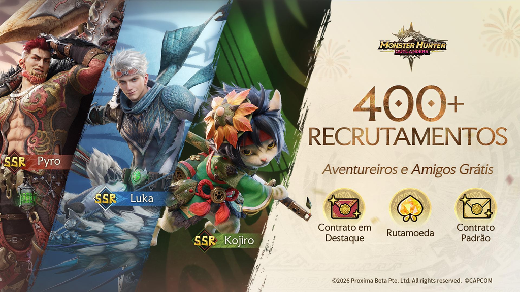 Monster Hunter Outlanders já está disponível, trazendo uma nova aventura de caça a Aesolândia Monster Hunter Outlanders já está disponível, trazendo uma nova aventura de caça a Aesolândia