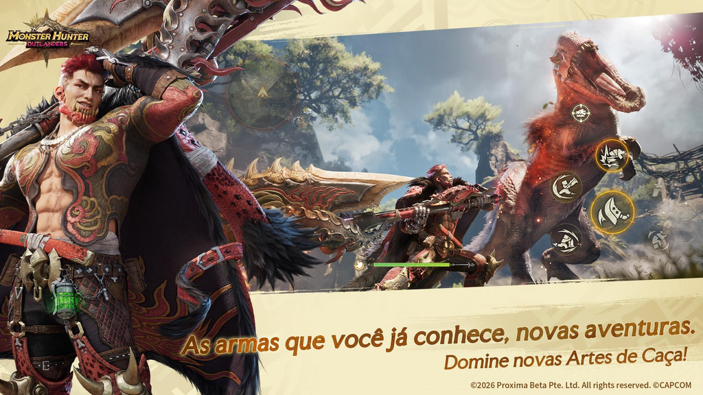 Monster Hunter Outlanders já está disponível, trazendo uma nova aventura de caça a Aesolândia Monster Hunter Outlanders já está disponível, trazendo uma nova aventura de caça a Aesolândia