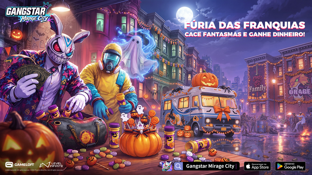 Gangstar Mirage City recebe sua primeira grande atualização com conteúdo de Halloween Gangstar Mirage City recebe sua primeira grande atualização com conteúdo de Halloween